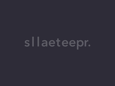 sleep later loader animation brand branding clean dark design ecommerce landing loader logo minimal motion typography ui web wordmark
