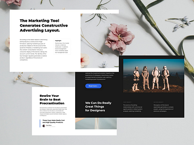 Landscape - Text Cards animation clean creative design free freebie inspiration landing design navigation portfolio sketch text ui uikit ux web web design webdesign website widgets