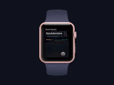 Librifox Audio Book App Concept - Watchapp animation app apple apple watch apple watch design apple watch mockup audio audio player audiobook audiobooks book book app books design micro interaction ui