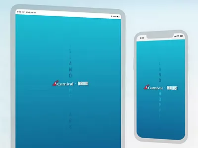 Thrillist with Carnival Cruise Line® - Island Hoppers animation design mobile tablet