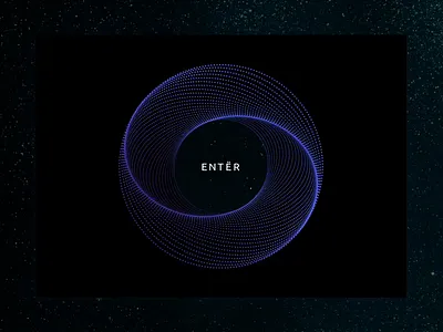 Cosmos - The Internet of Blockchains animation app blockchain cosmos crypto dark geometry home landing ledger loading page product ui ux web