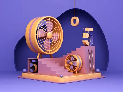 Animation 3d 3dsmax abstract animation art composition design loop render vray webshocker