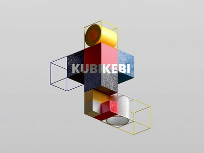 KUBIKEBI - animation for NFT collection 3d 3d art abstract animation bauhaus c4d cinema4d de stijl design geometric loop minimal minimalist mograph motion graphics motiondesign nft octane render render video