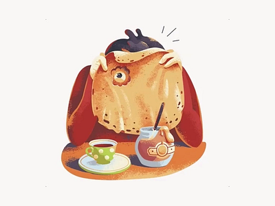 Shadowing animation character gif illustration site vector web website