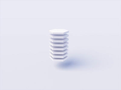 Rotating animation app c4d design flat icon logo motion design ui ux