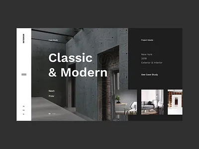 #38.3 Shots for Practice architechture clean concept dark design design studio exterior flat graphic home homepage interior minimalism modern slider studio ui ux website