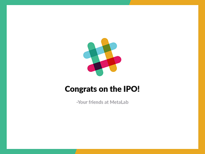 Congrats on the IPO, Slack 🎉 animation animation design loader loading ux