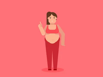 Want to lose weight? 2d after effects animation character explainer explainer video fitness flat gif health illustration video