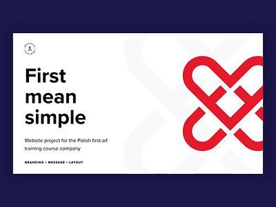 Pomogę Bo Mogę adchitects animation conversion design designer first aid layout ui webdesign website