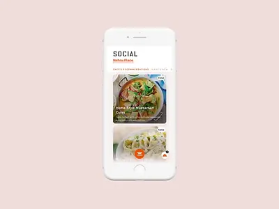 Social - One of India's most popular cafés/bars principle sketch uiux