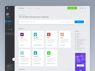 Buddy Playoff: Automate the Web Development app buddy dashboard product product design ui ux