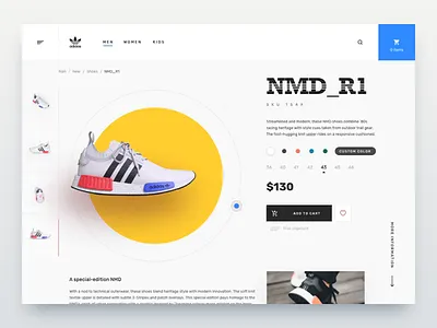 Sneakers shop - motion design 3d animation app application design shop sneaker sneakers ui ux web website