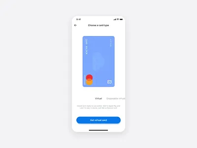 Virtual Cards (3D view) 360 degree animation app app design card design card order flow creditcard digitaldesign interaction design ios minimal minimal card principle product design ui ux virtual virtual cards
