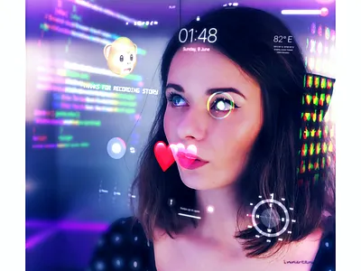 2077 – AR Glitch #00 after effects animation apple ar augmented reality cyberpunk glitch glitch effect ios motion design motion graphic virtualreality