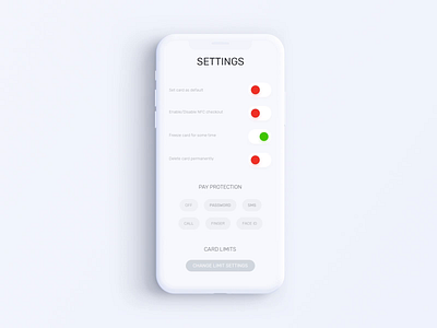 Privat24 Banking App - Settings Animation after effects animation app bank banking currency design finance fintech gif interaction mobile motion mp4 settings smooth transition ui ux video