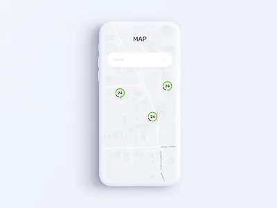 Privat24 Banking App - Map Animation after effects animation app bank banking branch design finance fintech gif interaction map mobile motion mp4 smooth transition ui ux video