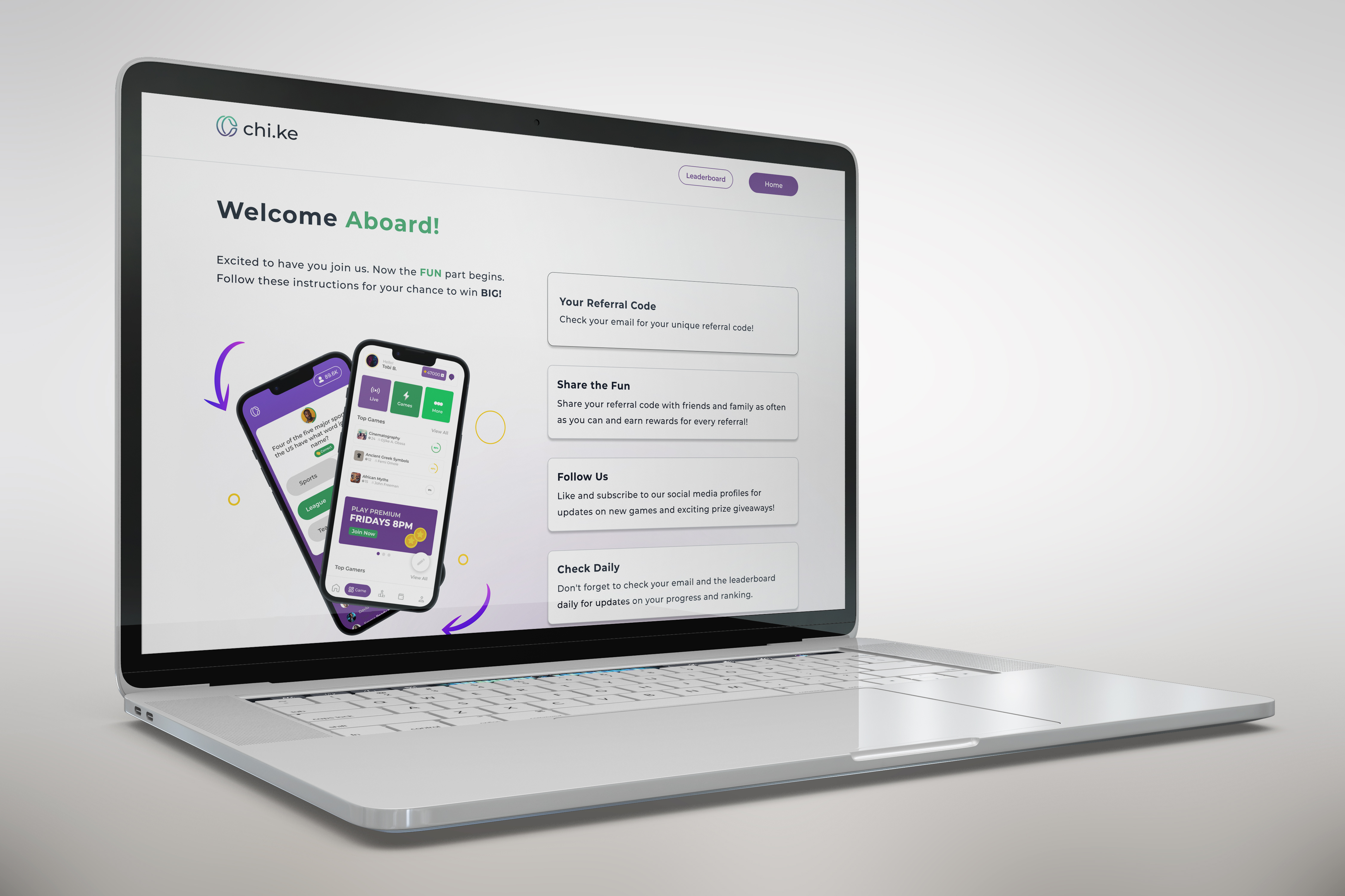 Example of Landing Page Design