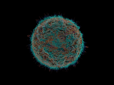 Particle Cloud R&D 3d animation branding c4d cinema4d data focus lab illustration octane particles render