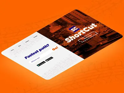 Shortcut. Isometric after effects beach beautiful branding dailyui design photoshop ui ux webflow website