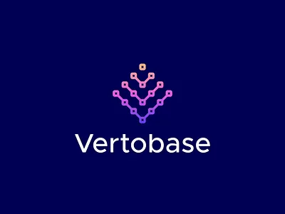 Vertobase Logo Reveal animation bitcoins block chain blockchain brand identity brand strategy branding btc crypto crypto exchange fintech brand fintech company icon identity logo animation logo design logo reveal patterns smart by design smart logo
