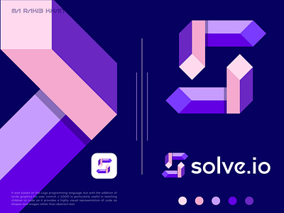 Brand identity design for solve.io 3d a b c d e f g h i j k l m n app brand brand identity brand identity designer branding brandmark icon identity illustration logo logo design logo designer logotype mark o p q r s t u v w x y z s letter logo symbol typography