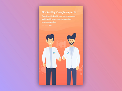 Onboarding Screens - Programming Hub aftereffects animation app character design design gradient illustration illustrations learning logo mobile onboarding procreator product design programming programminghub ui user interface ux vector