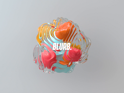 Blurb. 3d after effects animation cinema 4d cinema4d design motion motion design motion graphics motiondesign octanerender typography