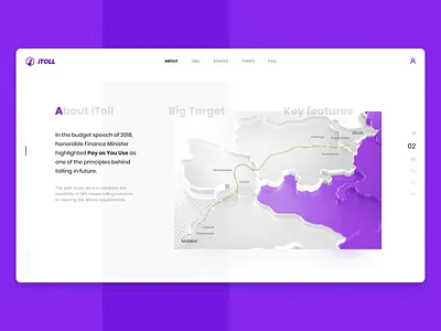 IToll – About about aboutus animation cgi figma landing landingpage principle slider ui uiux ux web