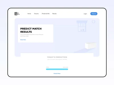Cricket Prediction Landing Page Concept character animation cricket illustration interaction interaction design landing page microinteraction prediction sports branding ui design web design website