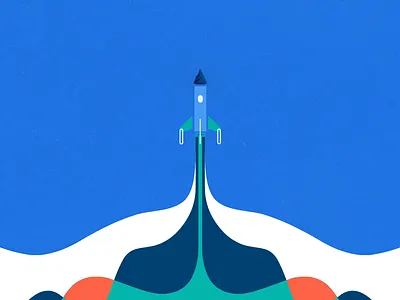 Rocket 12fps 2d 3d animation cel animation element3d frame by frame gif loop rocket smoke texture wave