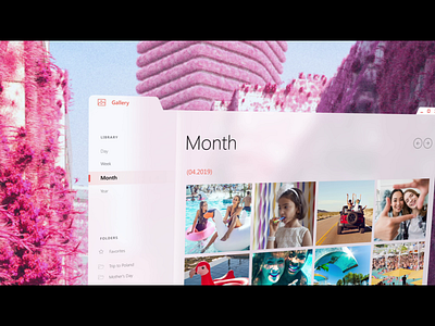 Windows 11 concept animation gallery presentation ui ux video windows