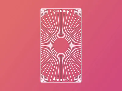 Tarot Reveal Animation animation card illustration lineart spooky tarot