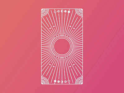 Tarot Reveal Animation animation card illustration lineart spooky tarot