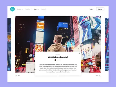 Learn Article article blog canva design ui web