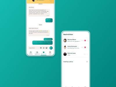 HeyTimi Chat app brand calls design digital education future germany launch munich online platform startup students studio web