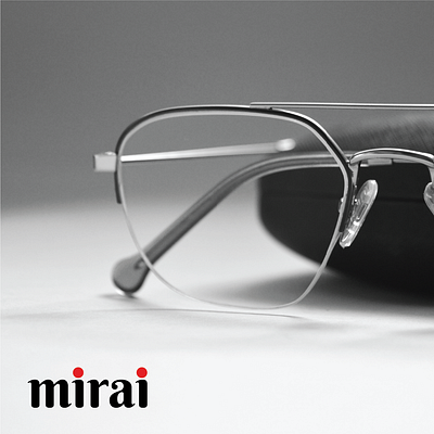BRAND IDENTITY - MIRAI art direction brand brand identity branding design eyewear glasses graphic design logo