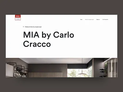 Scavolini Store Stockholm Interaction animation draggable slider interior kitchen landing page layout slider transition ui website