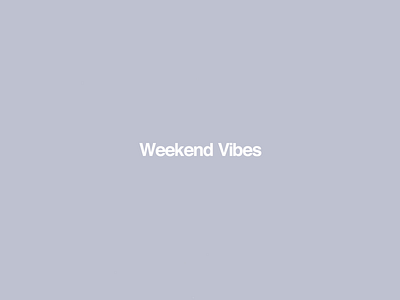 Weekend Vibes animated branding cinema4d design gradient happy identity logo logomark minimal motion octane packaging rainbow spaceart type typography
