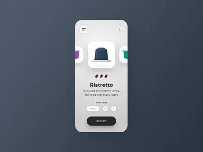 Coffee Application adobexd animation app ui app ui kit application clean coffee coffee mug flat illustration micro animation micro interaction mobile app ui ui design ui inspiration video