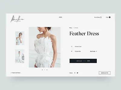 Mihano Momosa Product Page animation black design fashion grid layout minimal photograhy product slider typo typography video web website white whitespace