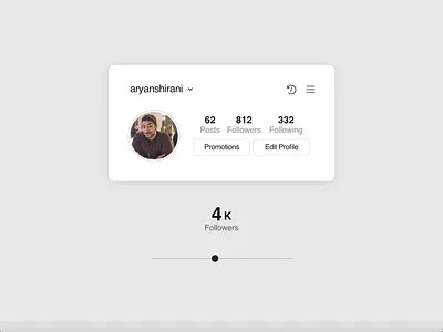 Instagram Follower Tool adobexd animation app application clean flat followers instagram instagram template social tool ui uidesign video