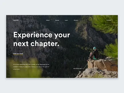 DISCOVR - Animated animation invision invisionstudio landing page ui ui design ux web webdesign website