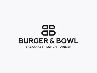 Burger and Bowl - Logo animation ae after effects animation bb logo brand branding breakfast burgers colorful dinner food lknet logo lunch modern monogram motion restaurant typography video
