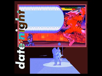 Date Night 2d after effects animation concept gaming graphic design instagram music nashville typography video