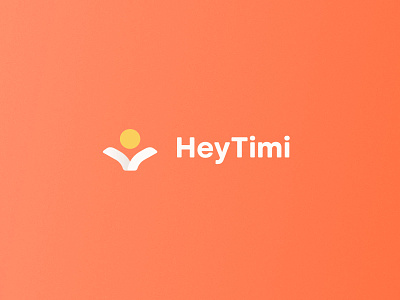 HeyTimi Logo app brand branding calls design digital education future logo munich online platform startup students studio web