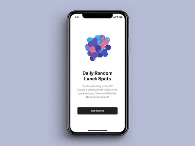 Onboarding: Intro 3d animation app food interaction interface intro ios micro interaction mobile onboarding particles prototype ui