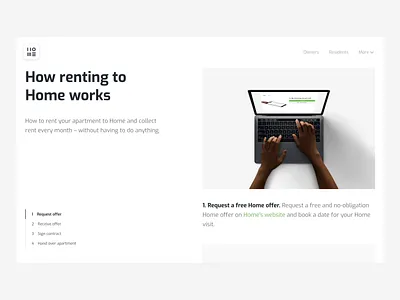 How it works animation design explanation grid home housing how it works list living minimal mockup photography ui ux