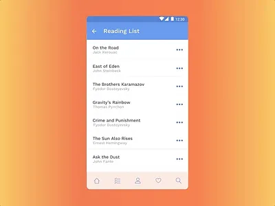 Library App animation haiku motion motion design motion ui