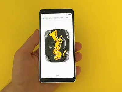 YES - Parallax Lettering calligraphy hand lettering illustration lettering typography