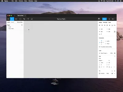 Figma Text on Path Concept after effects animated animation design design tools figma illustration illustrator logo plugin popular prototype recent typography ui